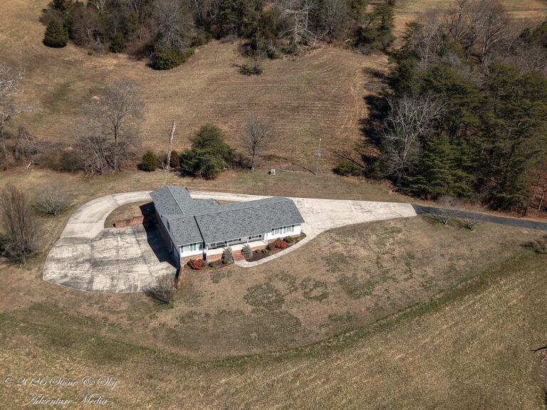 Aerial of white house